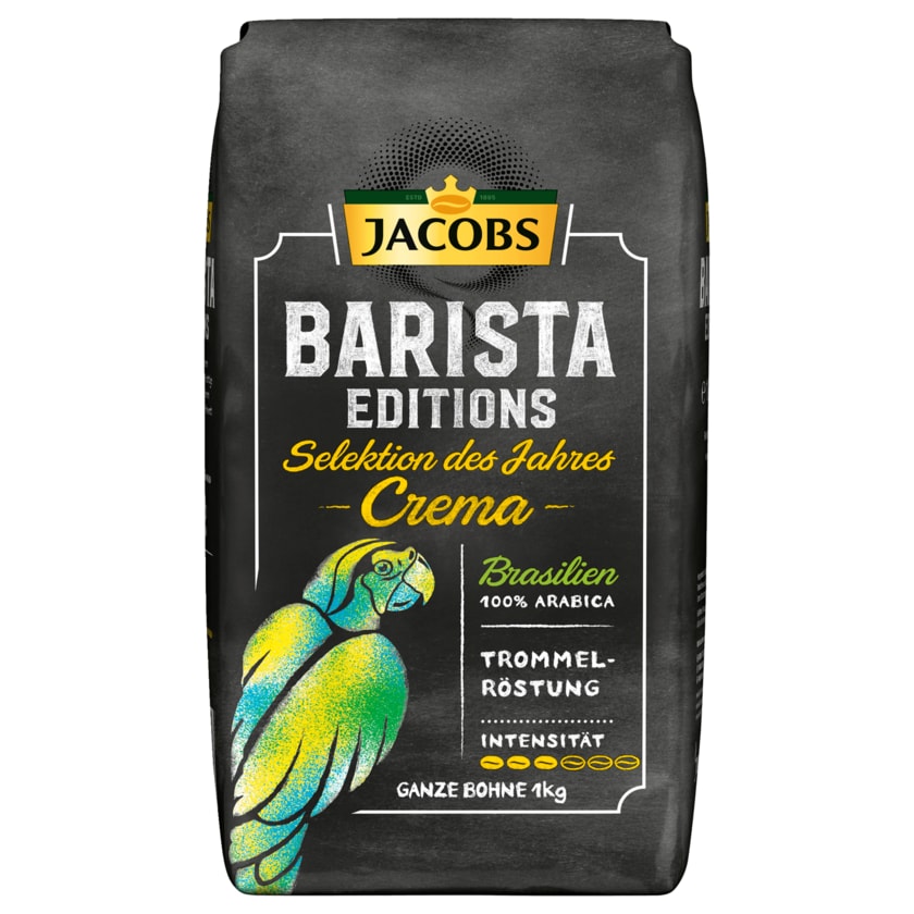 Jacobs Kaffeebohnen Barista Editions Crema Brasilien 1kg